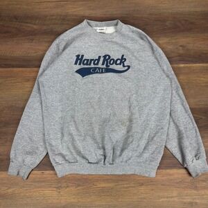 Vintage Hard Rock Cafe San Francisco Sweatshirt Mens XL Gray Crewneck 90s USA